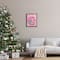 Stupell Industries Merry & Bright Christmas Cat Framed Floater Canvas Wall Art